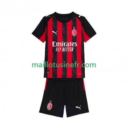 Maillot de Foot AC Milan Domicile 2025-26 - Enfant